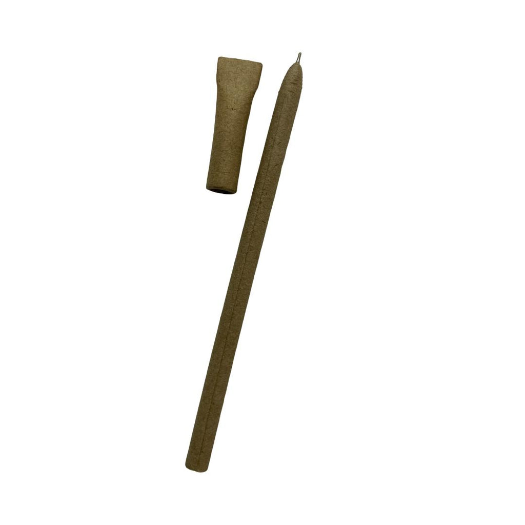 Cubic Brown Paper Pens | Eco-Friendly Smooth Writing Pens | Pack of 10