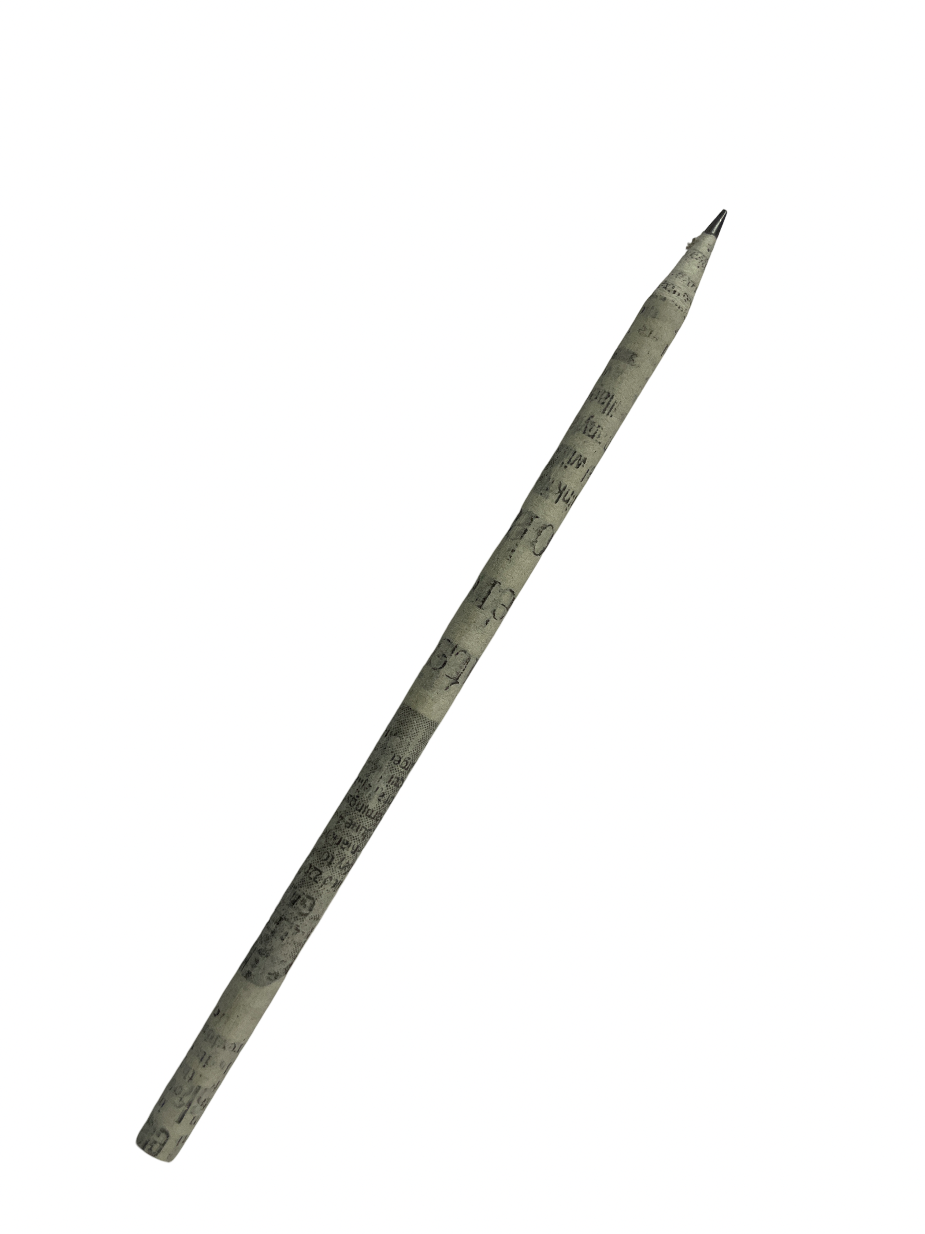 Cubic Newspaper Pencils | Eco-Friendly 2HB Graphite | Pack of 20