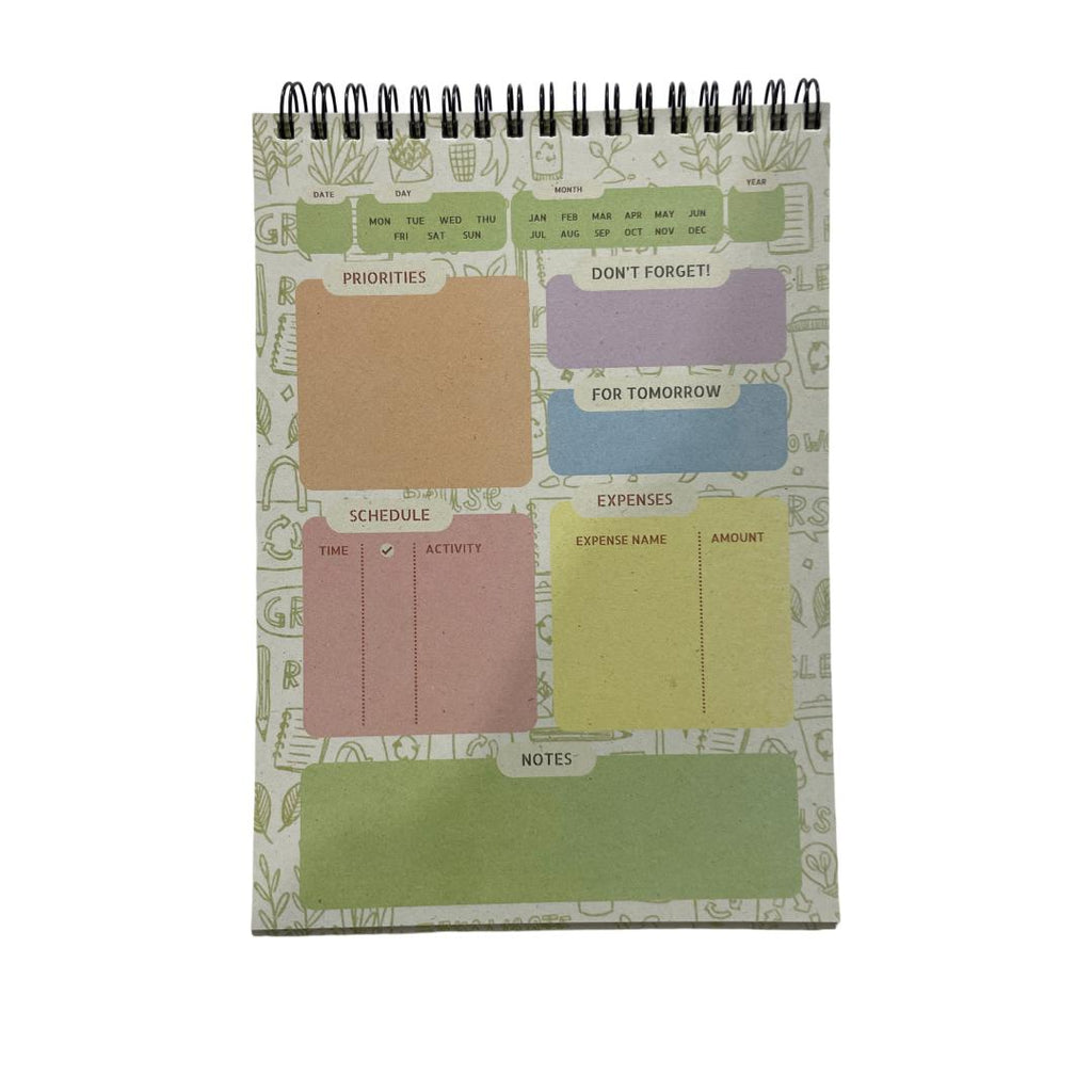 Cubic Daily Planner | Recycled Paper | Eco-Friendly Organizer