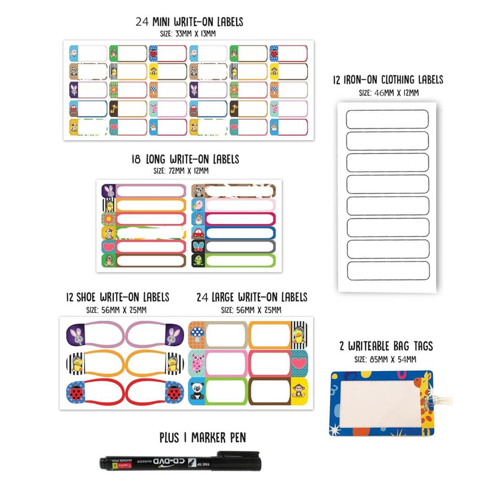 School Label Jumbo Pack | Name Labels