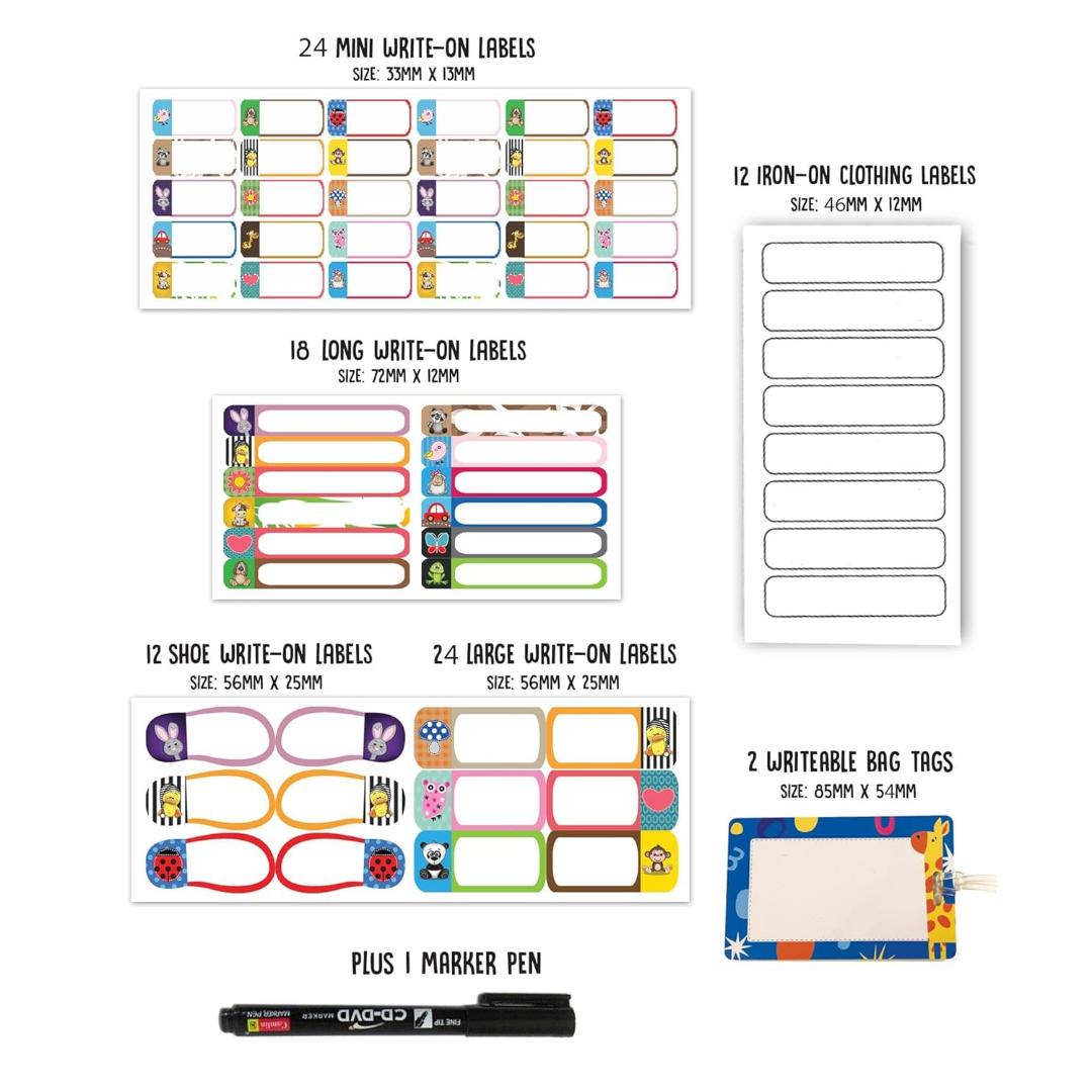 School Label Jumbo Pack | Name Labels