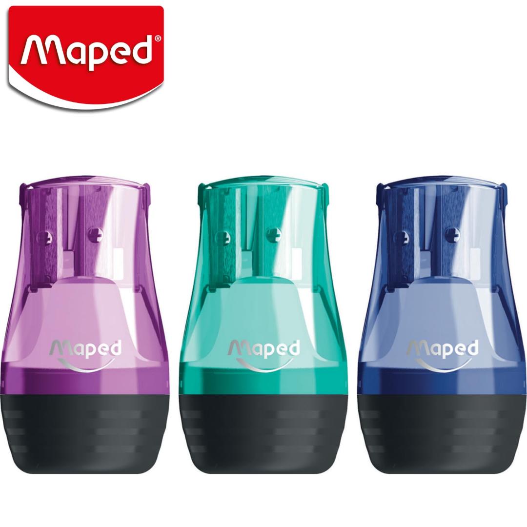 Maped Tonic Metal 2-Hole Pencil Sharpener | Durable Plastic Body