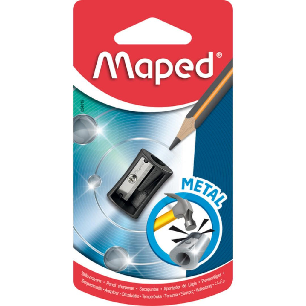 Maped Satellite 1-Hole Pencil Sharpener | Precision All-Metal Body