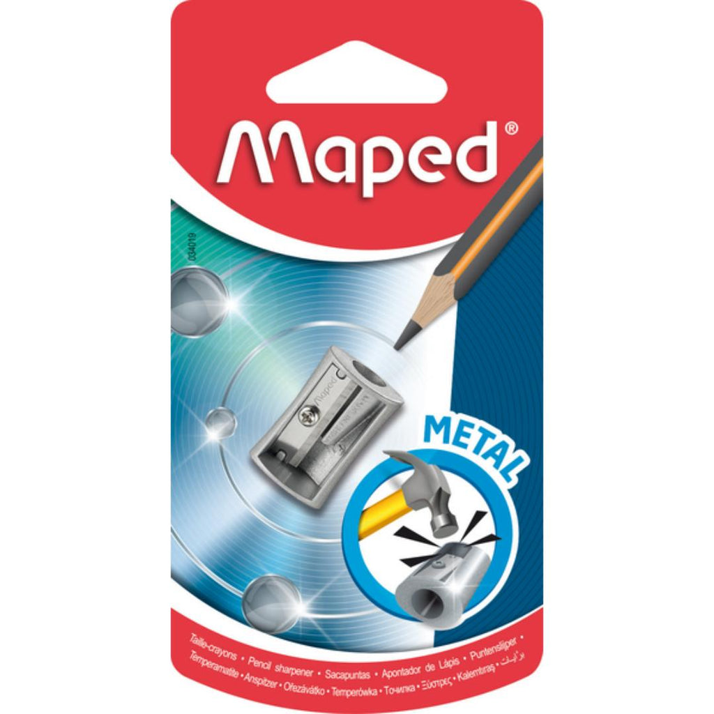 Maped Satellite 1-Hole Pencil Sharpener | Precision All-Metal Body