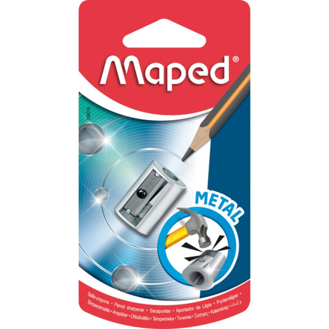 Maped Satellite 1-Hole Pencil Sharpener | Precision All-Metal Body