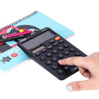 Saya Desktop Calculator | 12-Digit Display | Dual Power | Ultra-Light & Fast