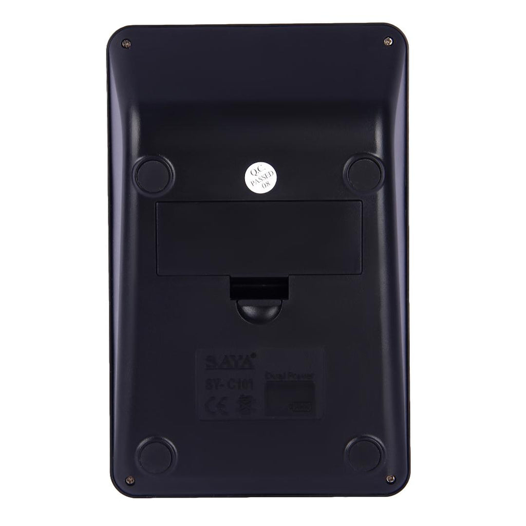 Saya Desktop Calculator | 12-Digit Display | Dual Power | Ultra-Light & Fast