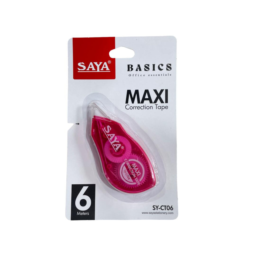 Saya Correction Tape | 6m Roll | Smooth & Instant Correction