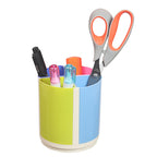 Saya Magic Pen Stand | 4-Compartment Rotatable Desk Organizer