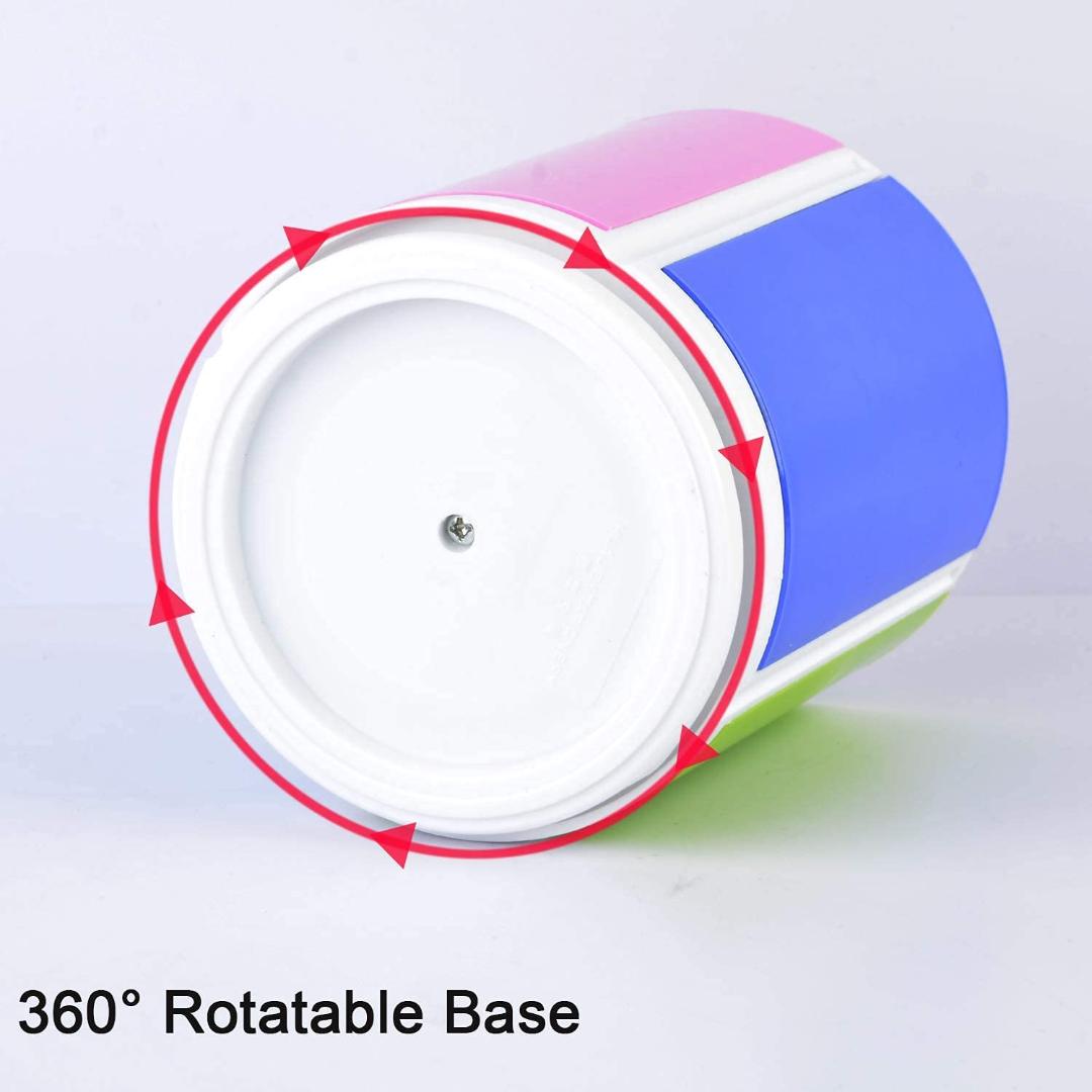 Saya Magic Pen Stand | 4-Compartment Rotatable Desk Organizer