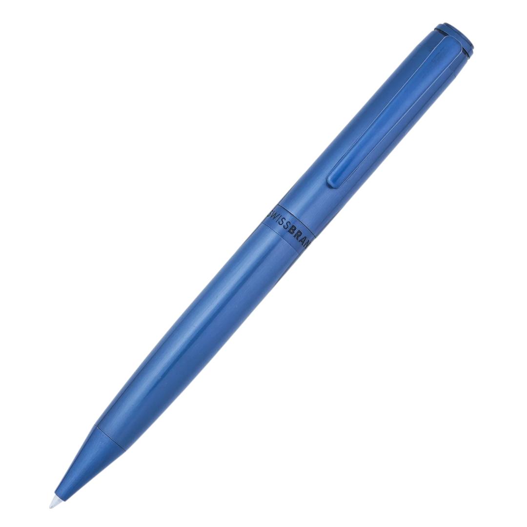 Swissbrand Legacy 2503 Matte Metal Blue Ball Pen | Smooth | Premium Gift Pen