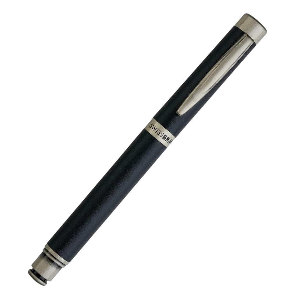 Swissbrand Zenith 2507 Matte Black Chrome Roller Pen | Premium Gift Pen