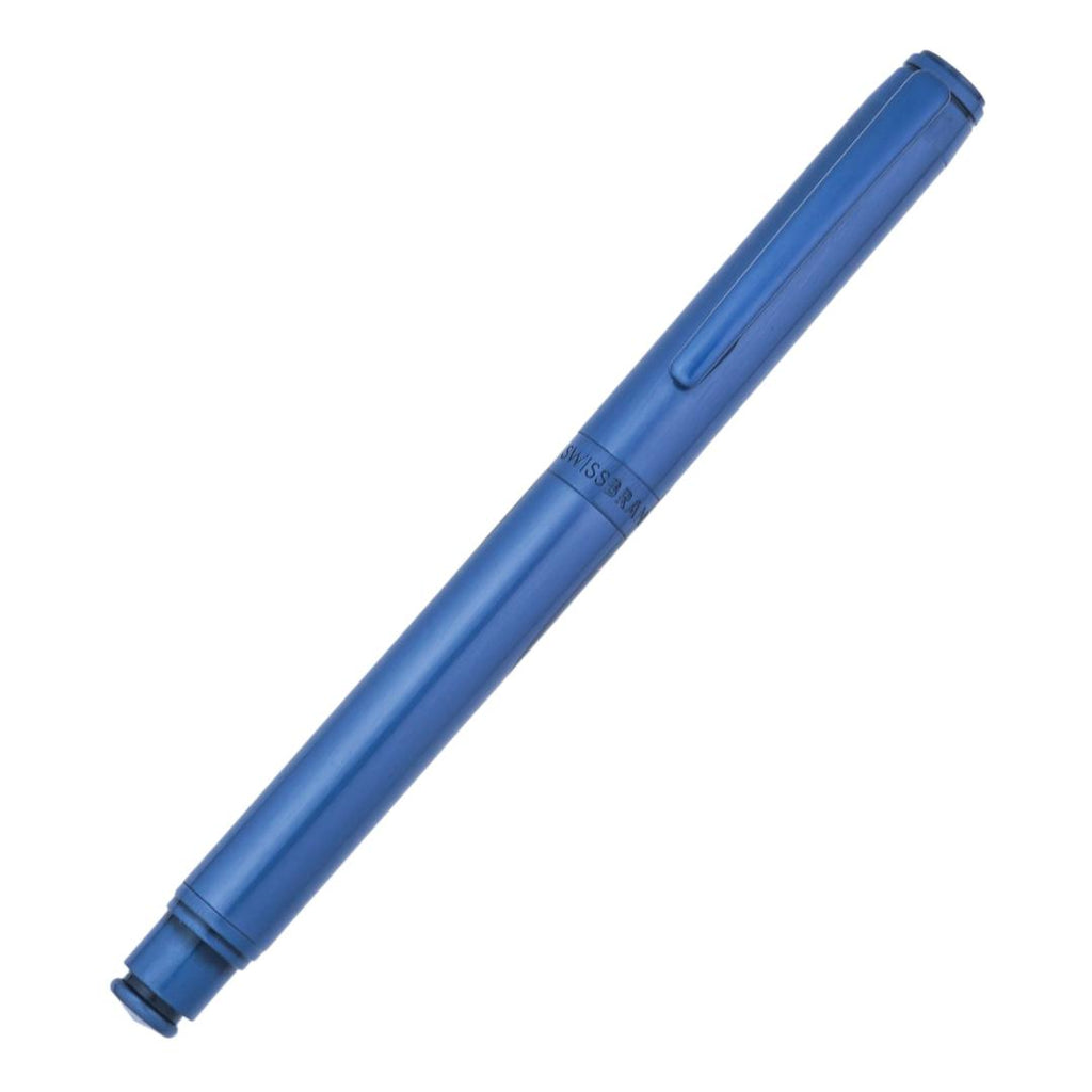 Swissbrand Legacy 2503 Matte Metal Blue Roller Pen | Premium Gift Pen
