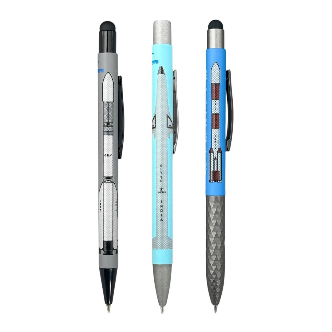 Submarine 4000 ISRO OrbitX Ball Pen Set of 3 | Premium Gift Pen