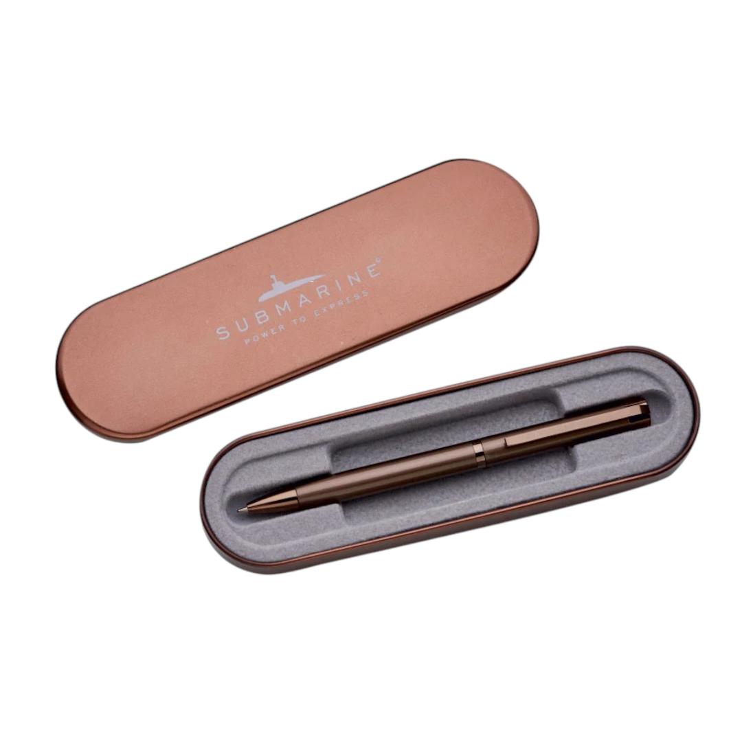 999 Premium Ball Pen | Metal Body | Coffee-Scented Blue Ink | Gift Pen