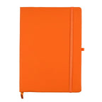 Cubic A5 PU Leather Hardbound Diary | Elastic Closure, Pen Holder & Bookmark