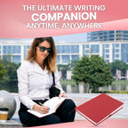 Cubic A5 PU Leather Hardbound Diary | Elastic Closure, Pen Holder & Bookmark