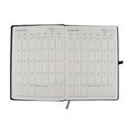 Cubic A5 PU Leather Hardbound Diary | Elastic Closure, Pen Holder & Bookmark