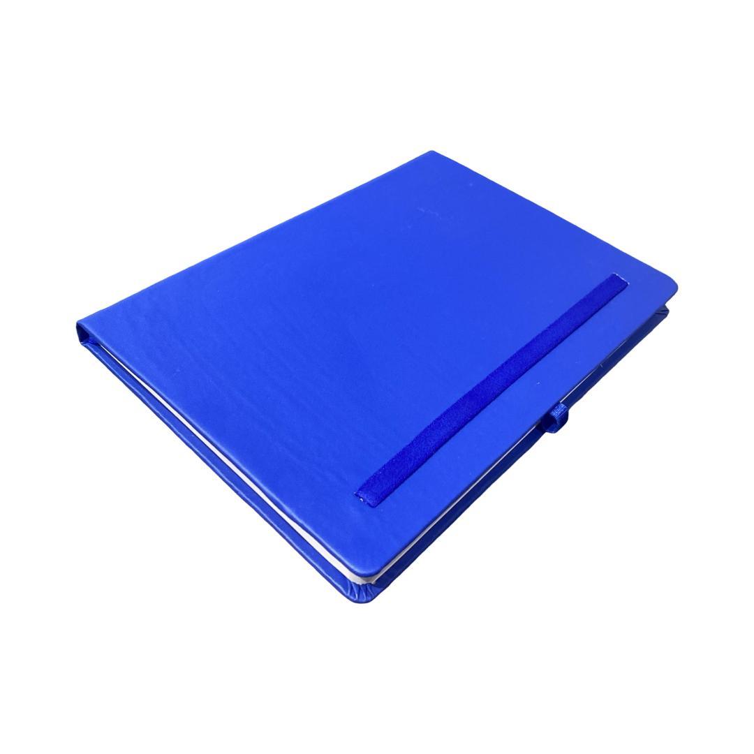 Cubic A5 PU Leather Hardbound Diary | Elastic Closure, Pen Holder & Bookmark