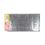 Alphabet Lettering Stencil 30mm | Flexible Plastic | Pack of 2