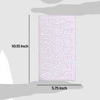 Alphabet Lettering Stencil 30mm | Flexible Plastic | Pack of 2