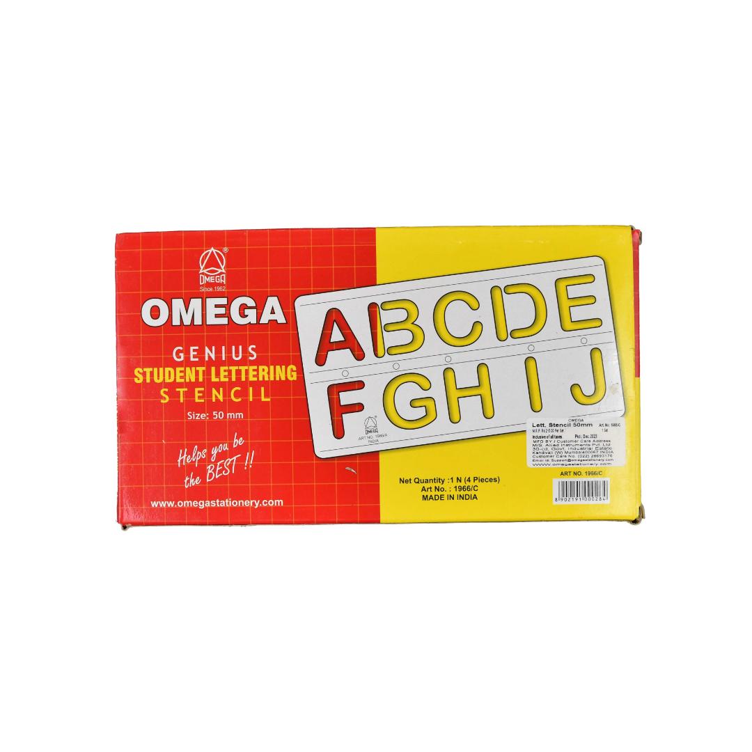 Big Alphabet Lettering Stencil | Pack of 4 | DIY Art & Craft for Kids