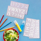 Big Alphabet Lettering Stencil | Pack of 4 | DIY Art & Craft for Kids