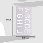 Big Alphabet Lettering Stencil | Pack of 4 | DIY Art & Craft for Kids