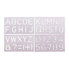 Big Alphabet Lettering Stencil | Pack of 4 | DIY Art & Craft for Kids