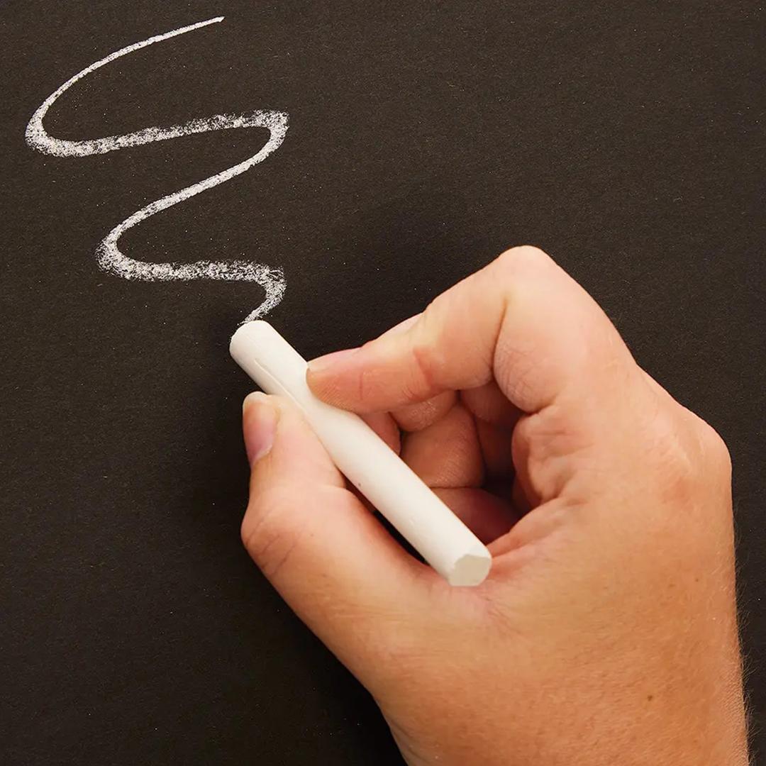 Dust Free White Chalk Pieces | Multi-Purpose | Non-Toxic