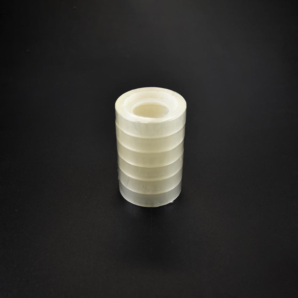 Transparent Tape Small Size Pack of 6 | Clear Adhesive for Multiuse
