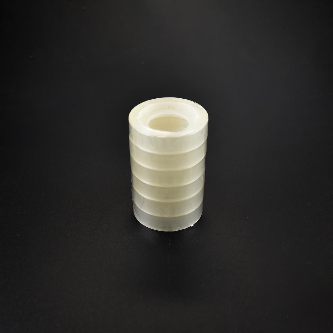 Transparent Tape Small Size Pack of 6 | Clear Adhesive for Multiuse