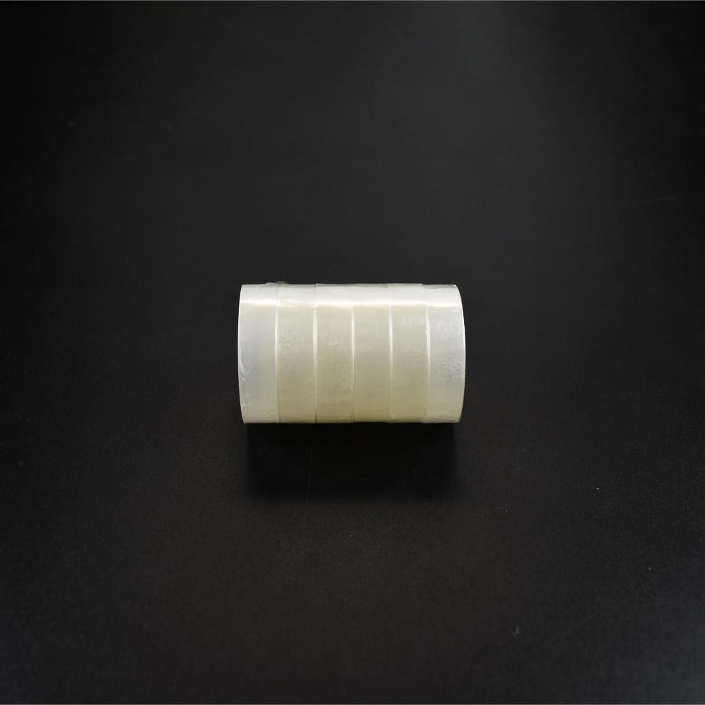 Transparent Tape Small Size Pack of 6 | Clear Adhesive for Multiuse