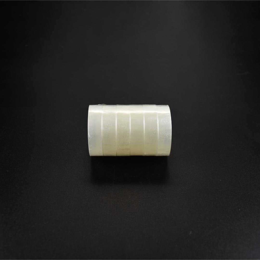 Transparent Tape Small Size Pack of 6 | Clear Adhesive for Multiuse
