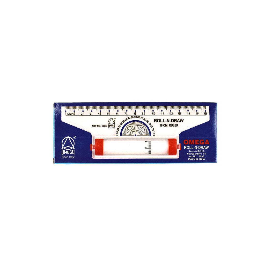 Roll N Draw Ruler 16cm | Plastic Drafting Scale for Architects & Students