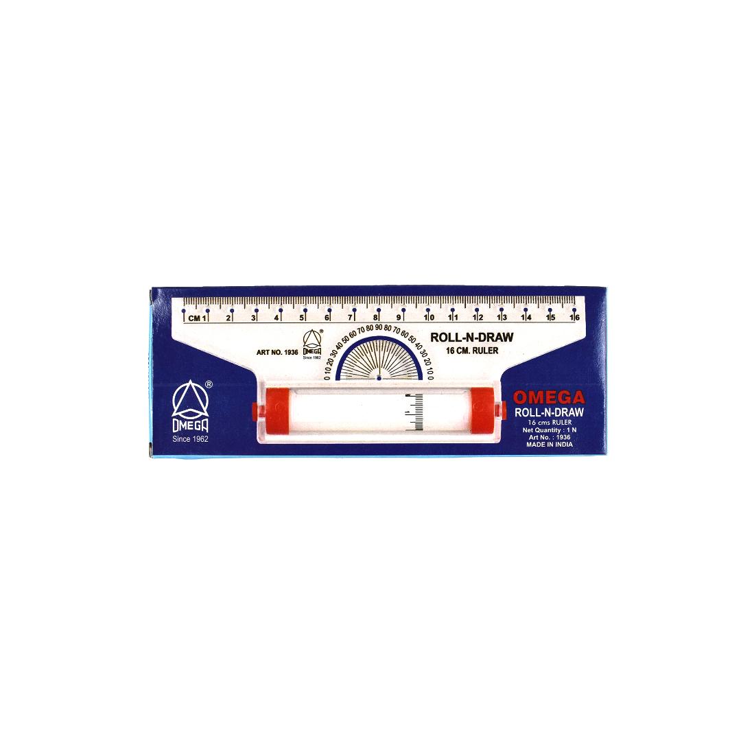 Roll N Draw Ruler 16cm | Plastic Drafting Scale for Architects & Students