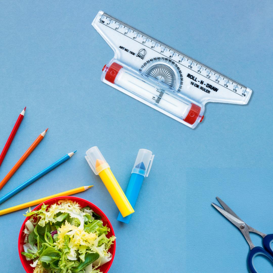 Roll N Draw Ruler 16cm | Plastic Drafting Scale for Architects & Students