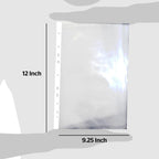 A4 Sheet Protectors 100 Micron | Transparent 11-Hole Sleeves | Pack of 50