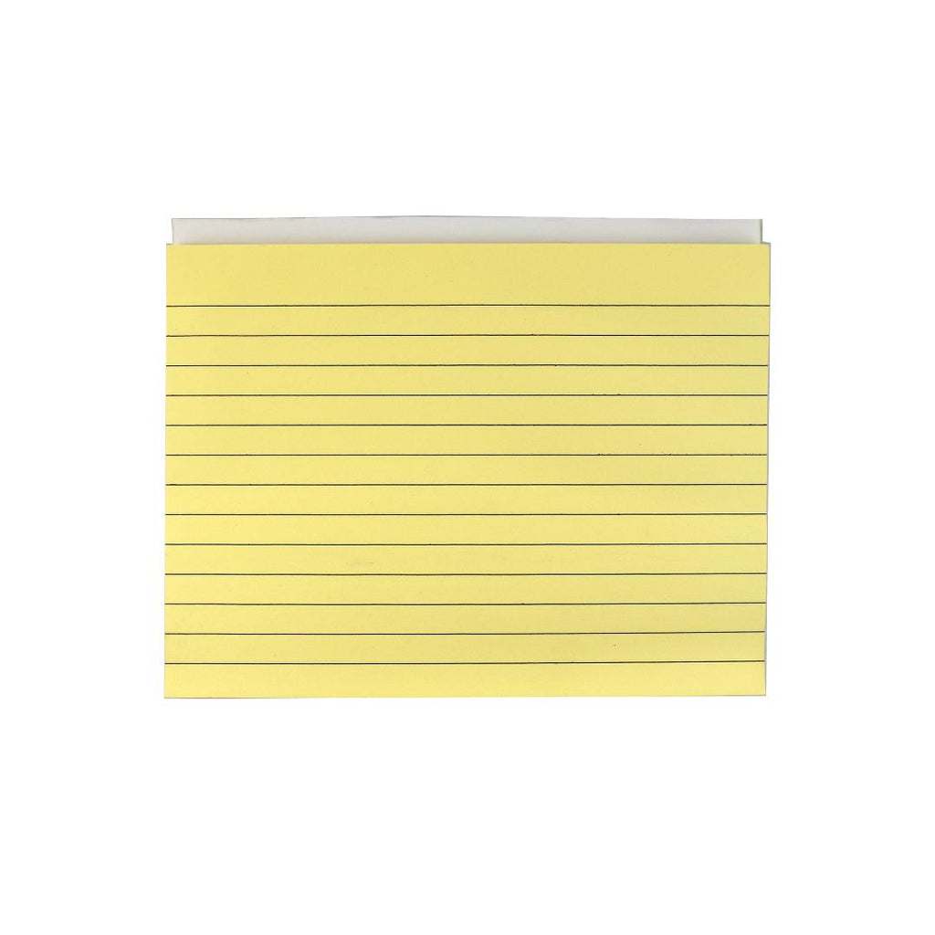 Sticky Note Pads with Ruled Lines | Bright Neon Colors | Strong Adhesive
