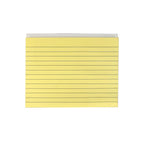 Sticky Note Pads with Ruled Lines | Bright Neon Colors | Strong Adhesive