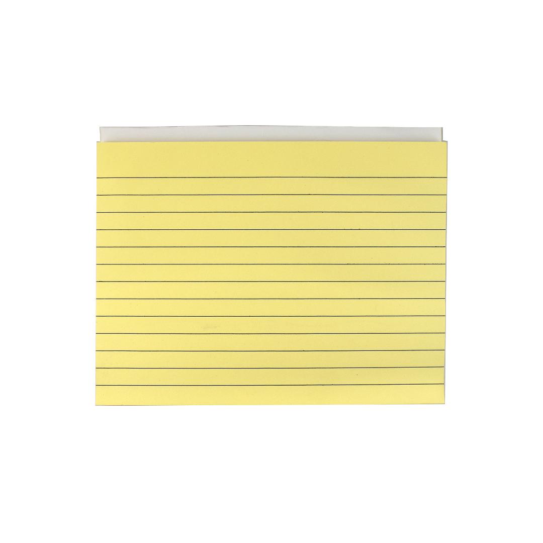 Sticky Note Pads with Ruled Lines | Bright Neon Colors | Strong Adhesive