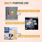 Cubic Multicolour Sticky Notes 500 Sheets | 5 Vibrant Colors