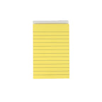 Sticky Note Pads with Ruled Lines 4x6 | Bright Neon Colors | Strong Adhesive