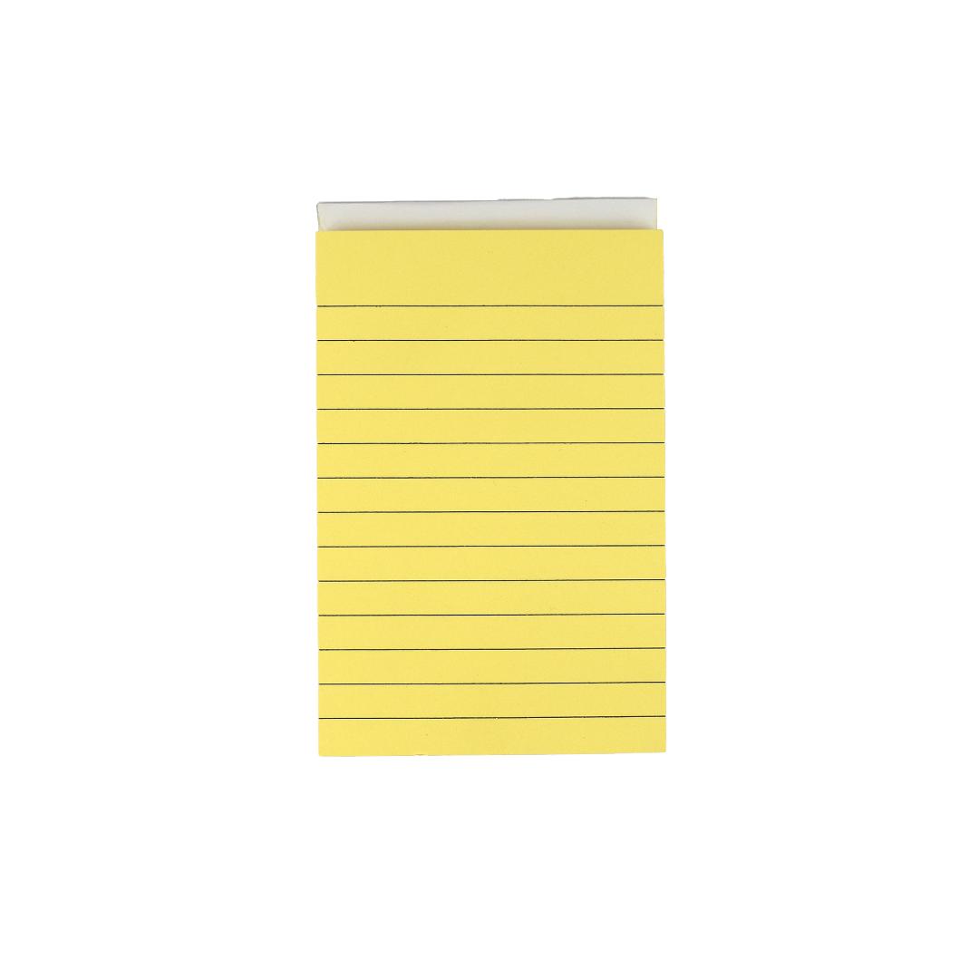 Sticky Note Pads with Ruled Lines 4x6 | Bright Neon Colors | Strong Adhesive