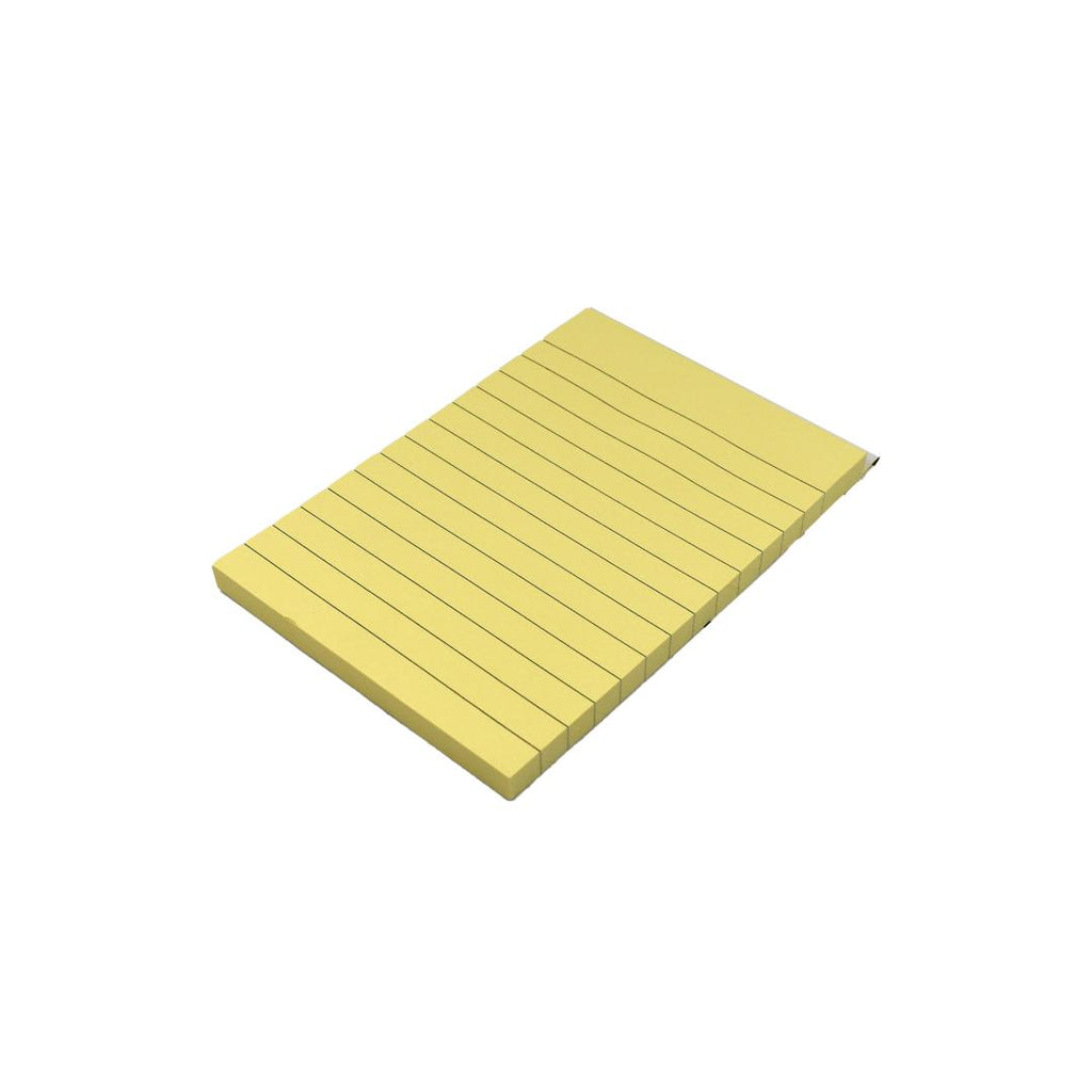 Sticky Note Pads with Ruled Lines 4x6 | Bright Neon Colors | Strong Adhesive