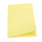 Sticky Note Pads with Ruled Lines 4x6 | Bright Neon Colors | Strong Adhesive