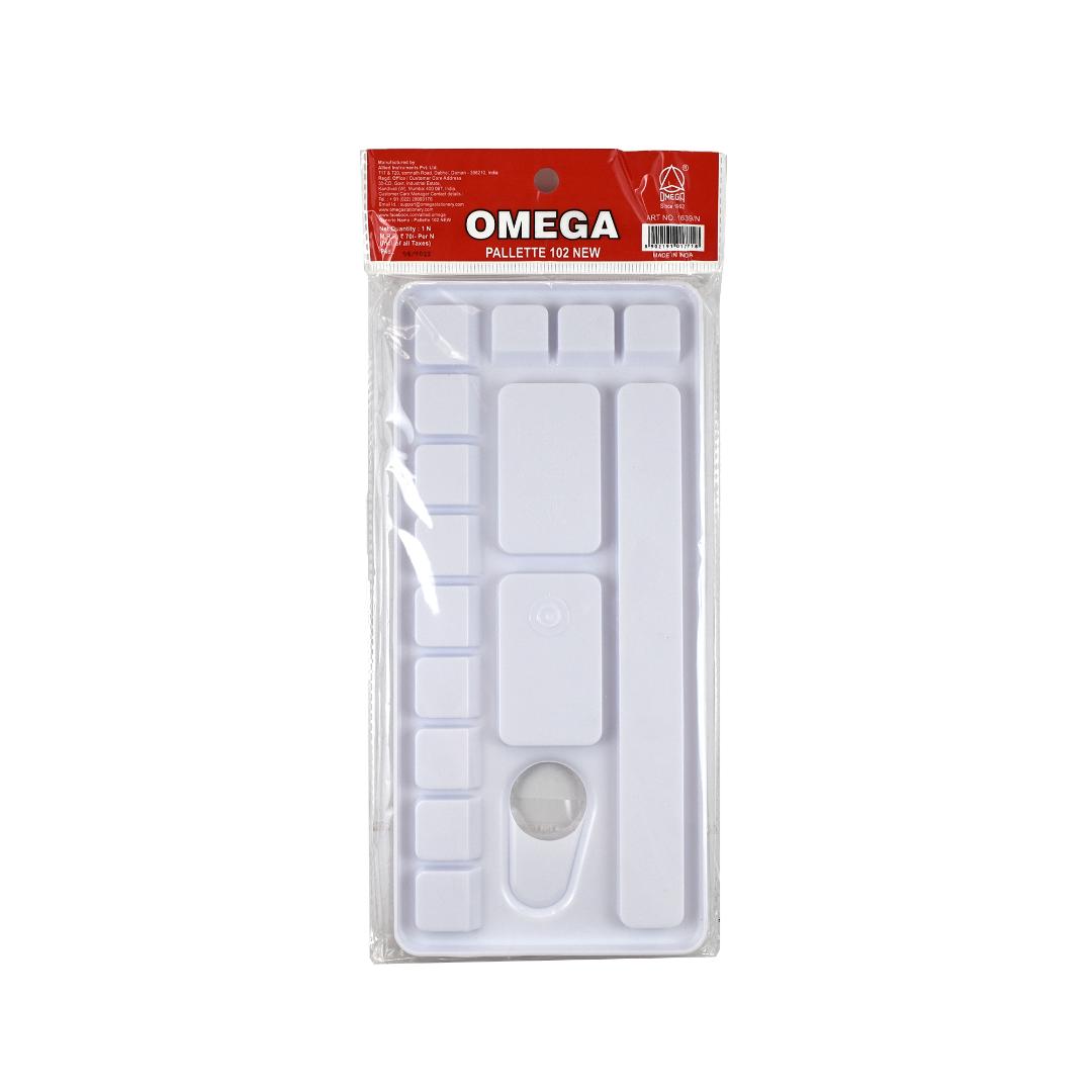 Palette 102 Rectangle | Paint Mixing Tray | Acrylic & Watercolors