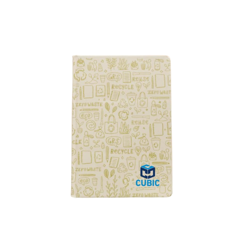 Cubic Hardbound Recycled Notebook | A5 | Eco-Friendly Journal