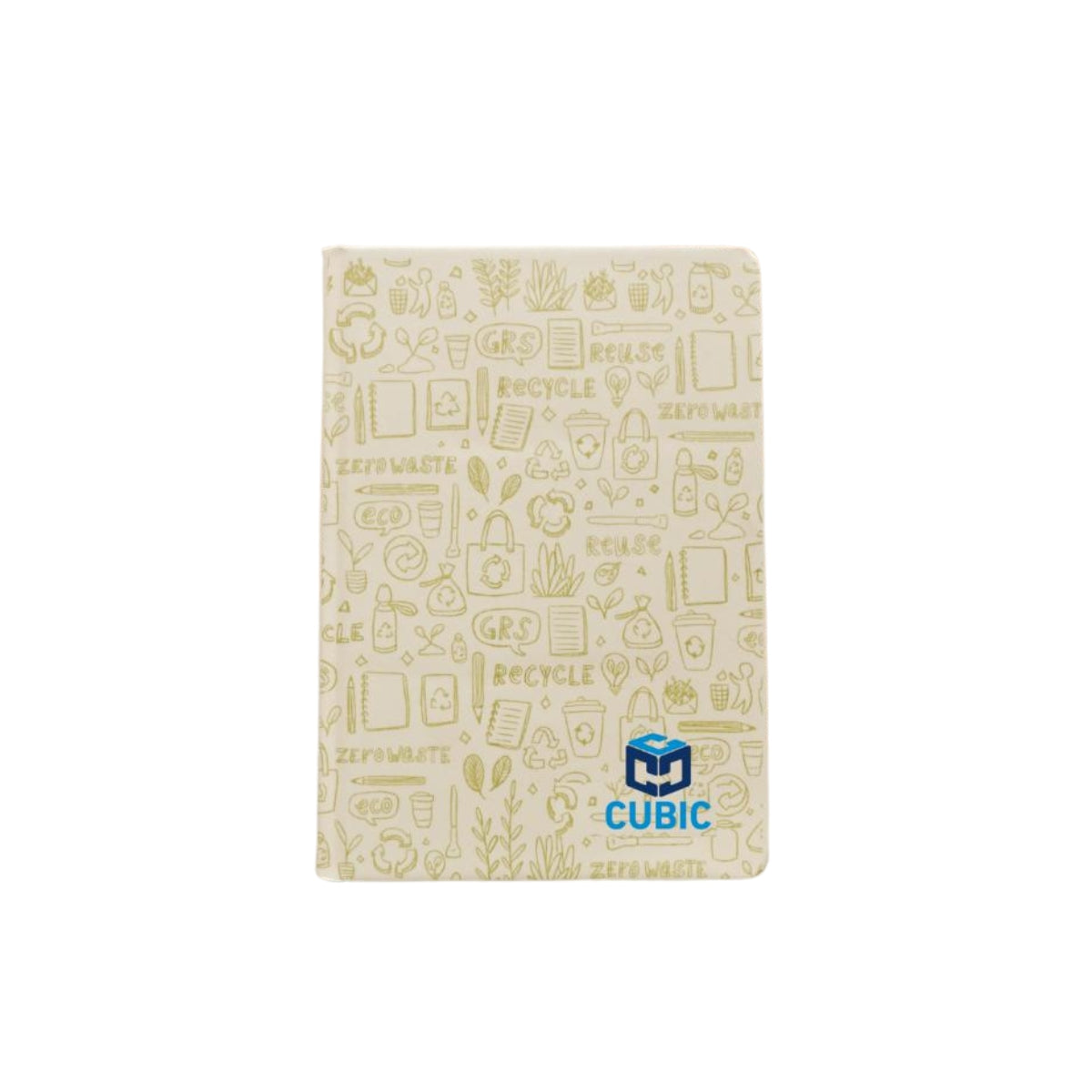 Cubic Hardbound Recycled Notebook | A5 | Eco-Friendly Journal