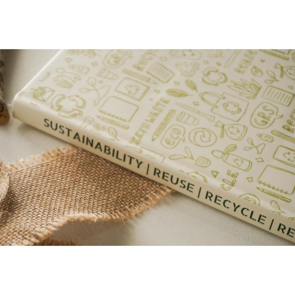 Cubic Hardbound Recycled Notebook | A5 | Eco-Friendly Journal